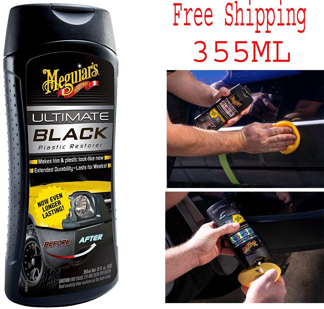 Car Black Plastic Restorer Meguiar's, Fluid 12. Ounces