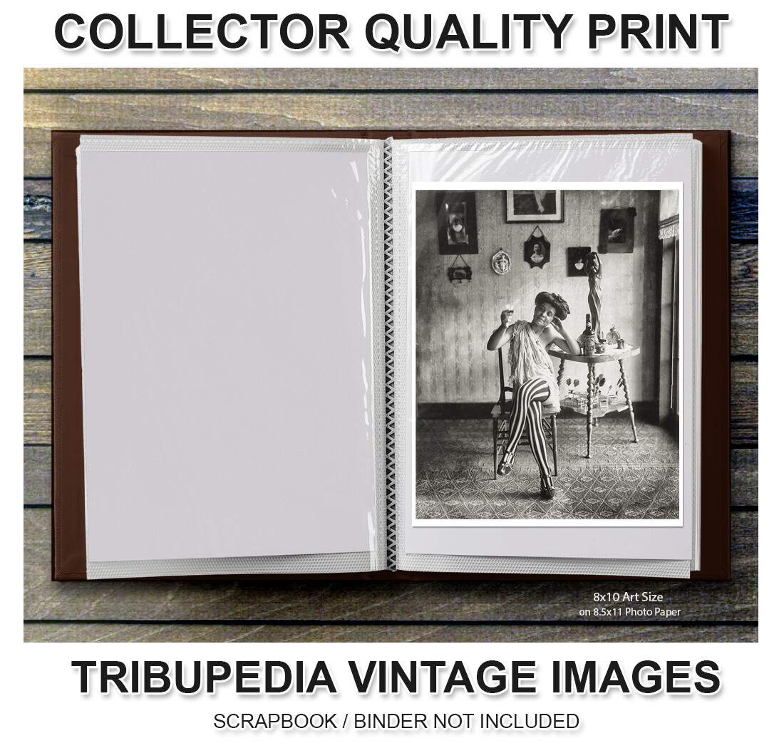 1912 Storyville Portraits Prostitute Photo - Raleigh Rye Girl Bellocq Stockings