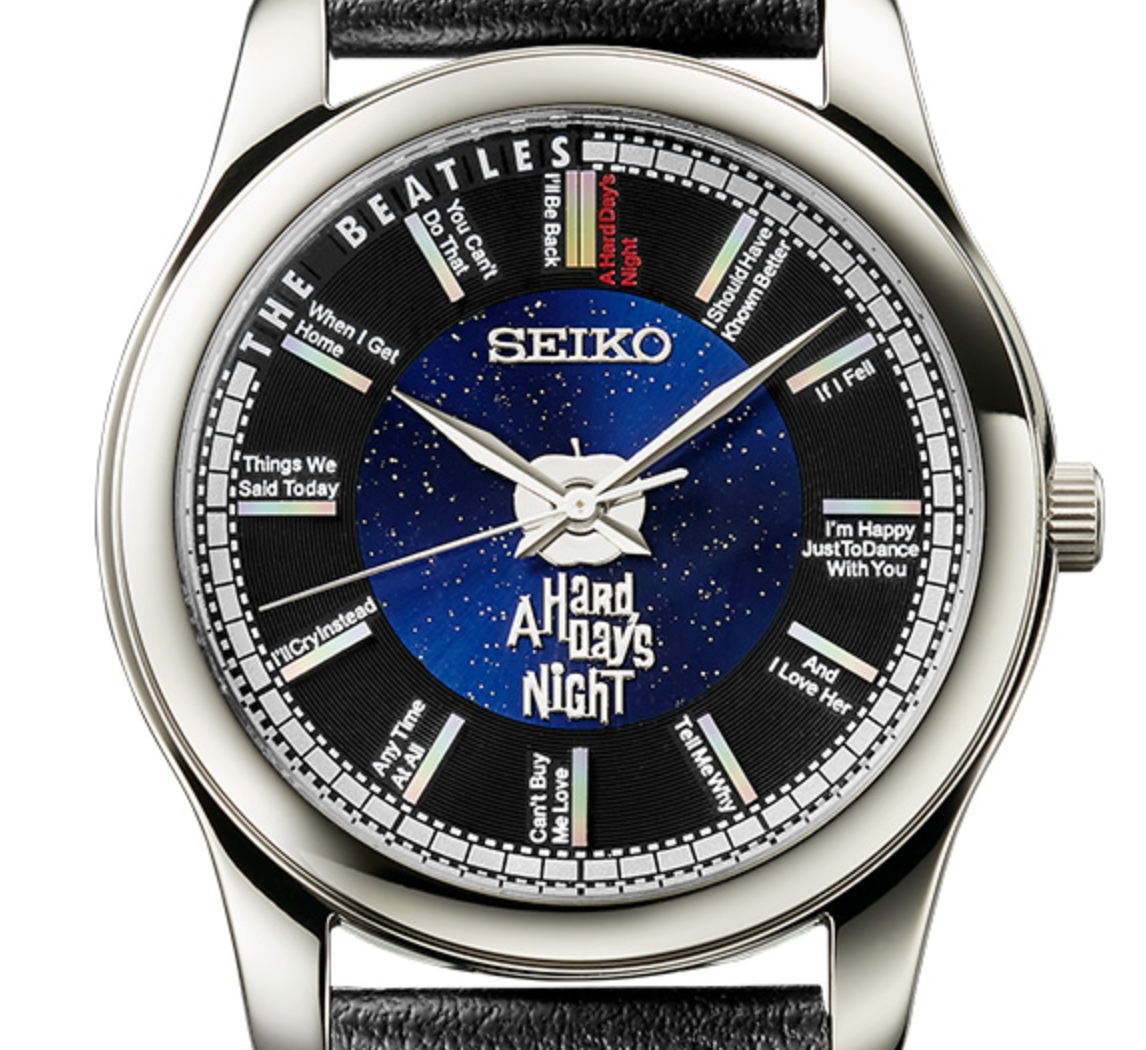 Pre-owned Seiko The Beatles X  Official Watch A Hard Day's Night 60th Anniv Premico Psl