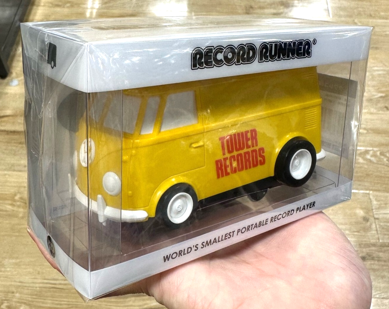 TOWER RECORD レコードランナー　record runner タワレコ レコードランナー 世界最小の自走式ポータブルレコード