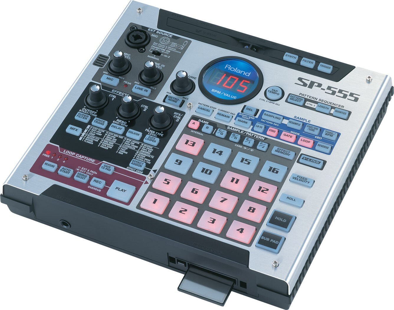 Roland SP-555 Sampler Effects Effector Digital DJ Turntable