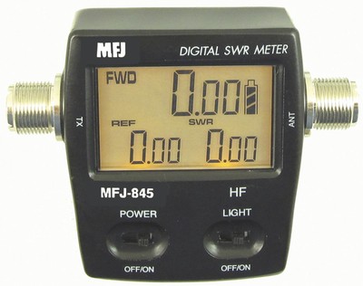MFJ-845 HF/6M (1.8-60Mhz) 200 Watt Digital SWR/Wattmeter. Buy it now for 112.93