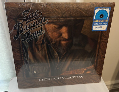 ZAC BROWN BAND The Foundation 2023 Vinyl Record LP Baby Blue Exclusive SEALED