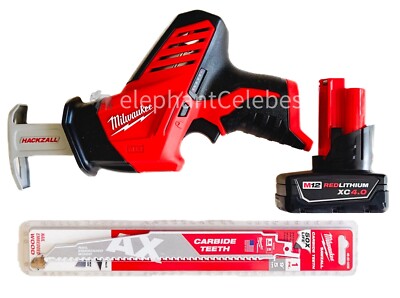 Milwaukee 2420-20 M12 Hackzall Reciprocating Saw w/ (1) 4.0 Ah Battery & Blade