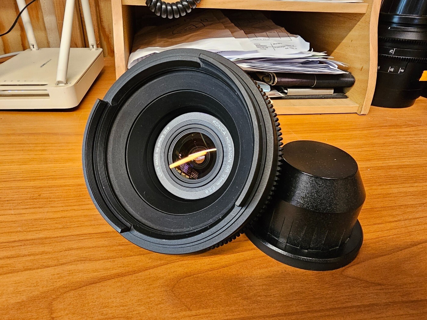 KONICA 現場監督 LENS 28 HG F0627-6-2v p KONICA MINOLTA - 【動作確認済】 KONICA 現場監督 LENS 28 HG