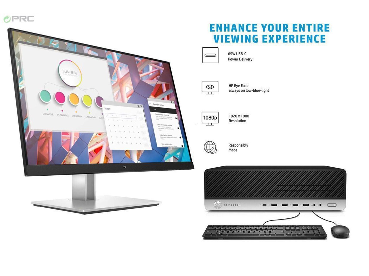 Windowsデスクトップ hp EliteDesk 800 Core i5-9500 16GB 256GB デスクトップ hp EliteDesk 800 G4 SFF Core i5-8500 3.00GHz
