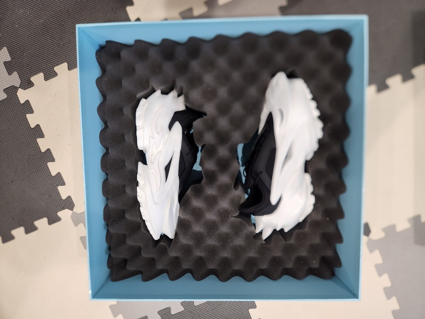 Pre-owned Puma Nitro “black Station” Nfrno Sneakers (size 5), Limited Edition - 1 Of 2000 In Black & White