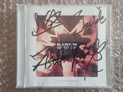 Yg Blackpink Digital Single Promo Square One Sticker Album Autographed Hand Sign