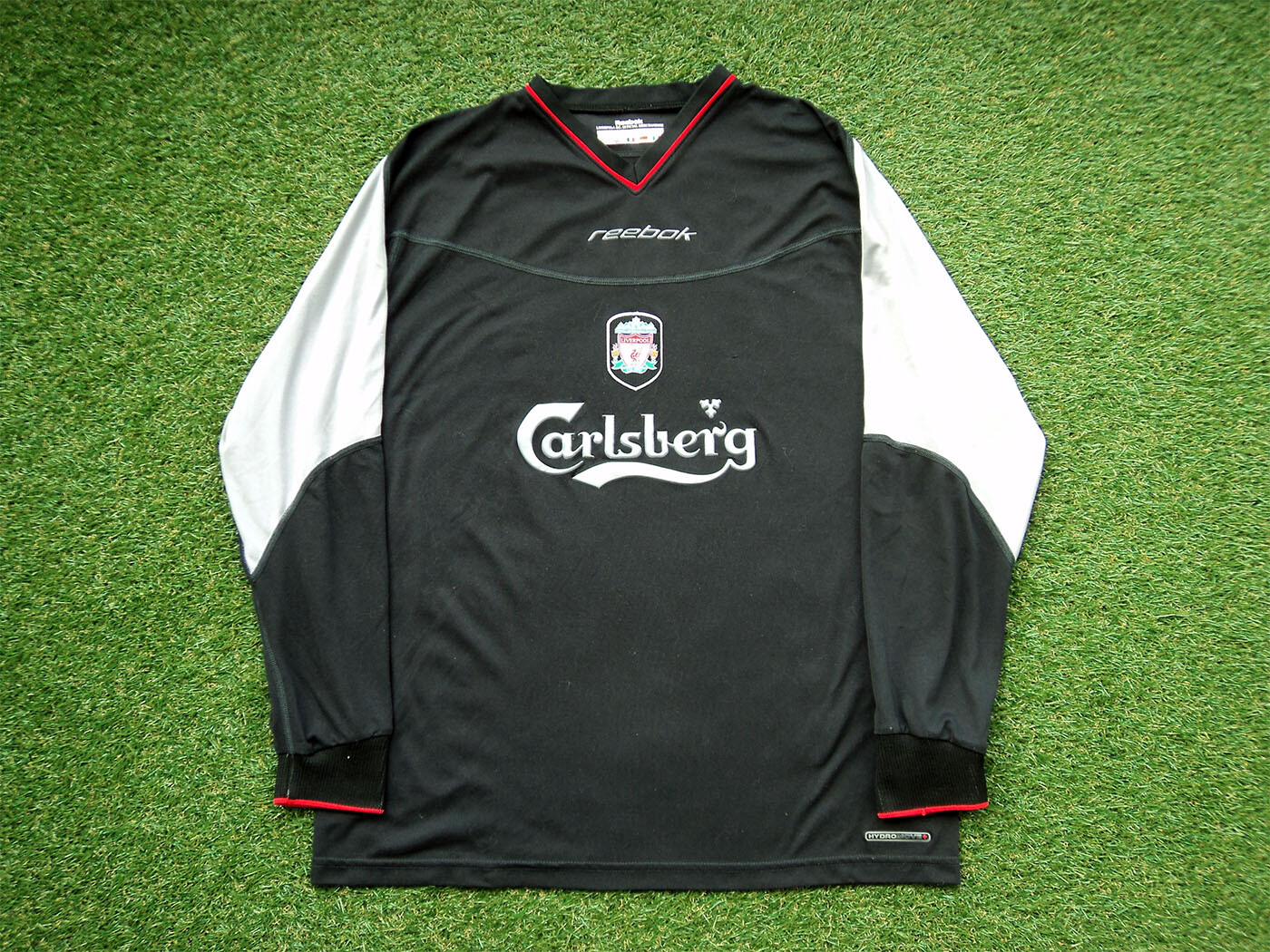 ウェア Rare LIVERPOOL 02-04 AWAY FOOTBALL SHIRT 2002-04 Liverpool Away Shirt Gerrard #17