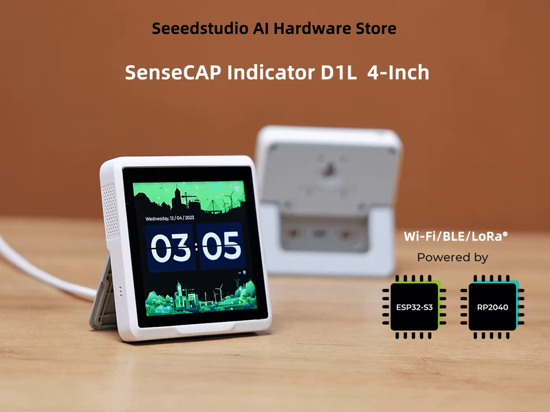 Seeedstudio SenseCAP Indicator D1L, 4-Inch Touch Screen IoT development platform
