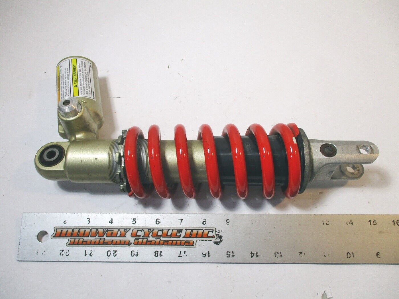 KAWASAKI ZX12R REAR SHOCK ABSORBER 45014-0025 ZX 12R NINJA KAWASAKI ZX12R REAR SHOCK ABSORBER 45014-0025 ZX 12R NINJA