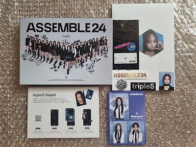 Triples Assemble24 Promo Sticker Album Autographed Hand Signed All Members