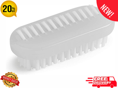 Manicare Plastic Nail Brush, Hygienic Hand, Fingertip, Nail Cleaning Brush, Scru