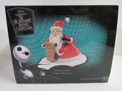 Dept 56 The Nightmare Before Christmas Sandy Claws 6007741 MIB Free Shipping