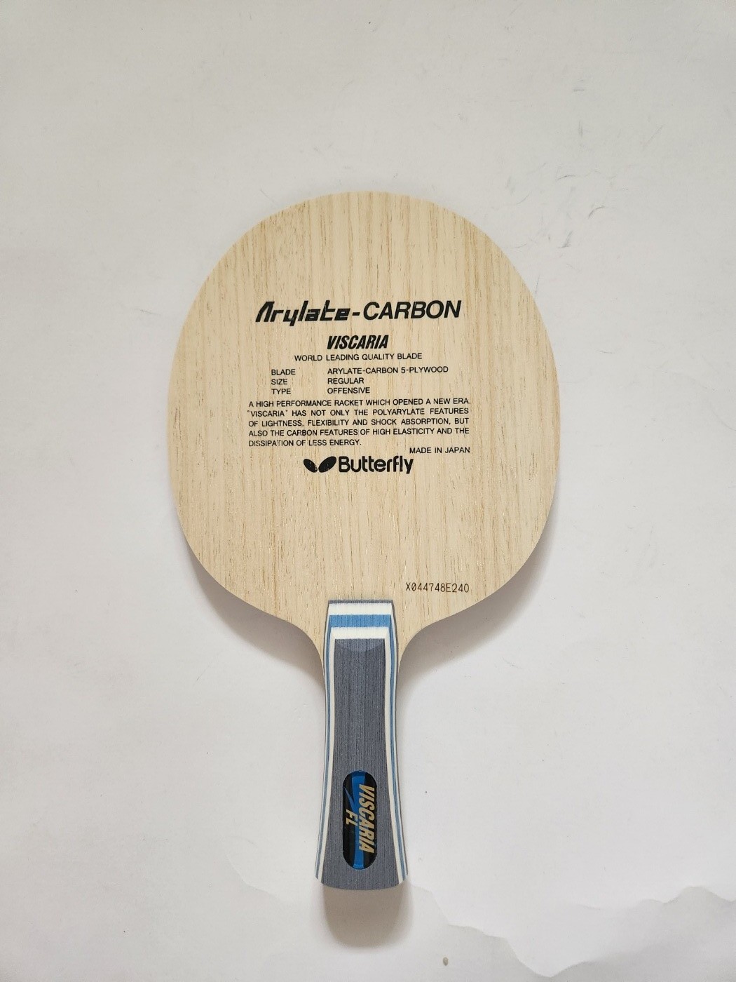 Butterfly Viscaria ALC Table Tennis Racket Blade Bat