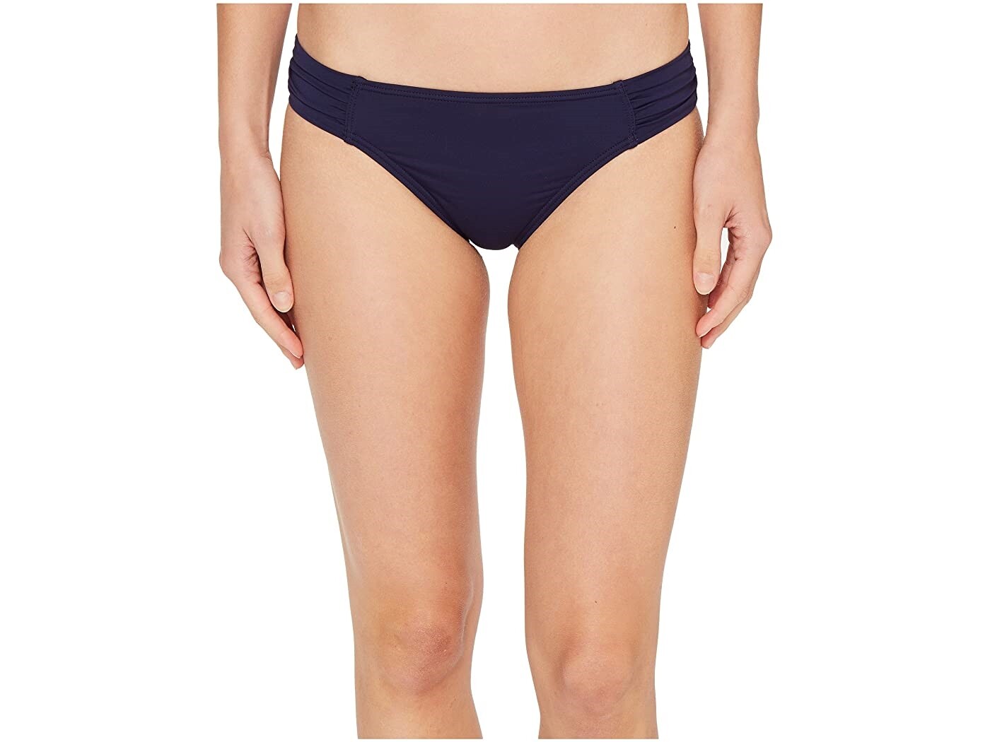 Tommy Bahama 264713 Women's Solid Shirred Bikini Bottoms Swimwear Size Small