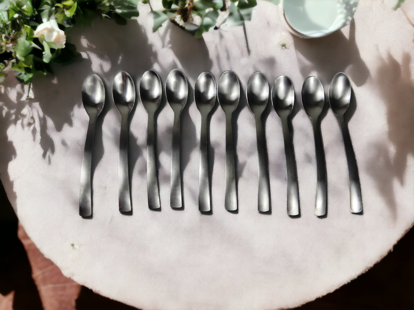 Demitasse  Espresso Coffee Spoons Small Stainless Matte finish  5.5