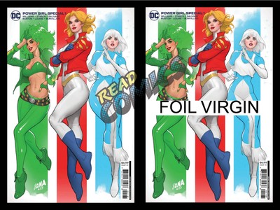 DC: Power Girl - Special #1 / Bundle: Nakayama CVR F CS & G Virgin FOIL CS