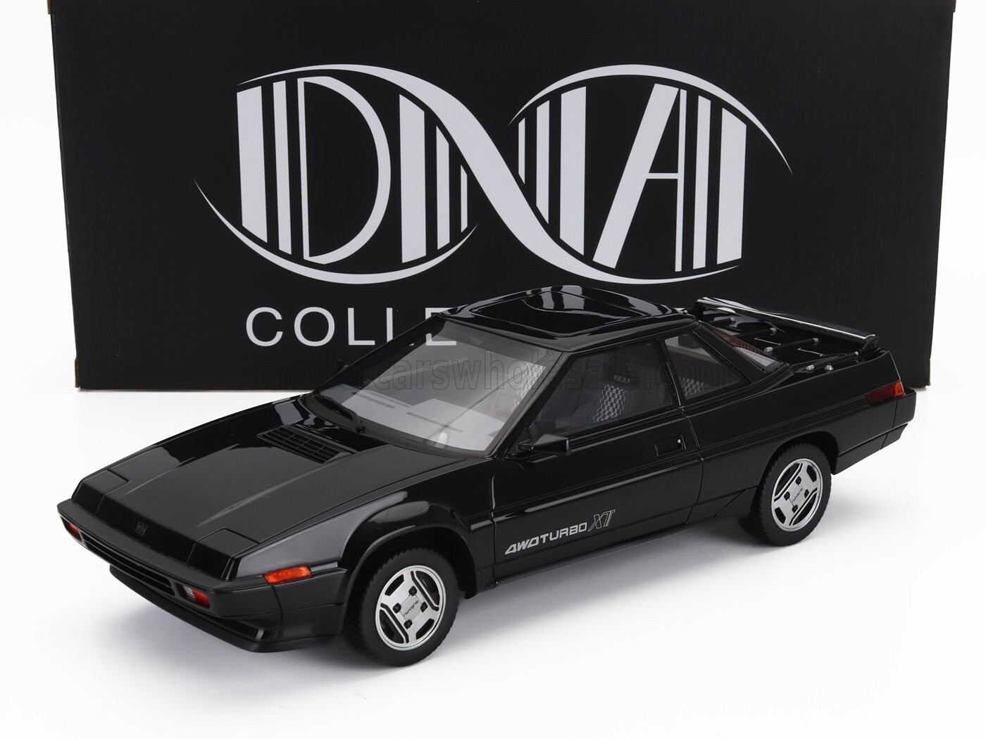 DNA 1/18 スバル XT ターボ 4WD 1985 (ブラック) DNA COLLECTIBLES SUBARU XT TURBO 4WD 1985 BLACK in 1/18