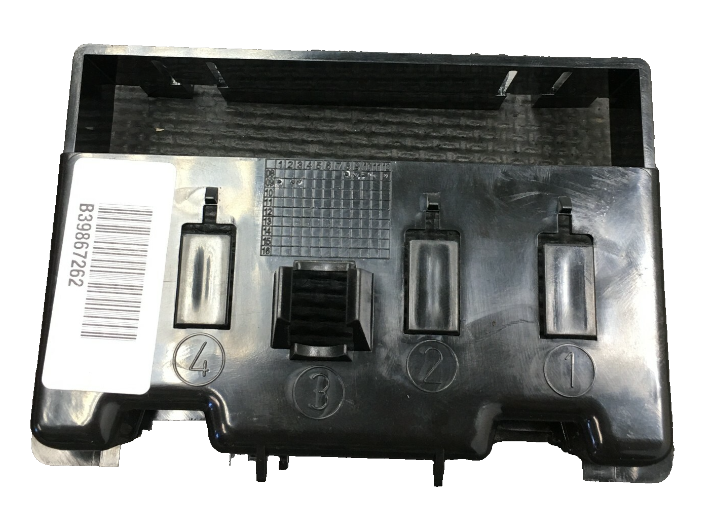 08-12 Volvo S80 Rear Center Console Ashtray Retainer Cover