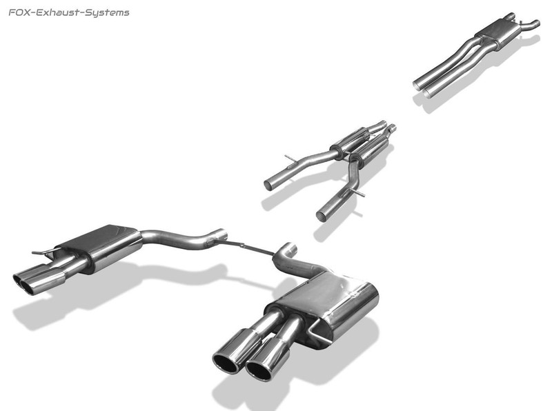 -Duplex-Komplettanlage Ab Kat Audi A8 4e Typ D3 Je 2x88x74mm Oval Eingerollt