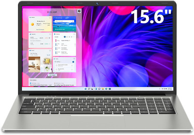 SGIN 15.6 Inch Laptop 4GB RAM 128GB SSD Computer with 2.4G/5G WiFi Up to 2.5GHz