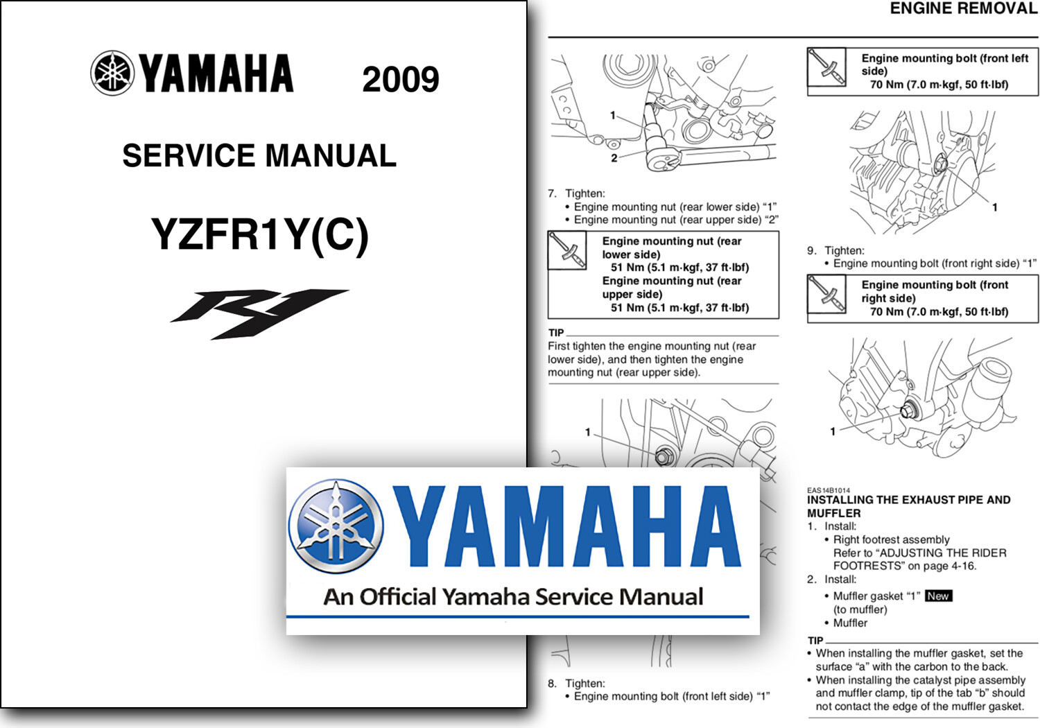 2009 YAMAHA YZF-R1 サービスマニュアル Yamaha 2009 YZF-R1 Service Manual