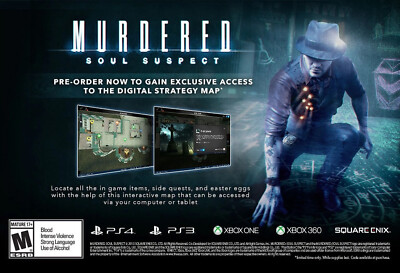 Murdered: Soul Suspect *LAUNCH PRE-ORDER EDITION* (XBOX 360) New