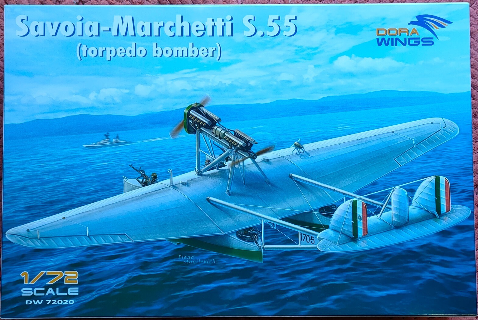 DORA WINGS 1/72 Scale - Savoia-Marchetti S.55 Torpedo Bomber - kit 72020 DORA WINGS 1/72 Scale - Savoia-Marchetti S.55 Torpedo Bomber - kit 72020