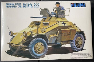 Fujimi German Light Armoured Car Sd.Kfz.222 1/76 76019 FS NEW Model Kit