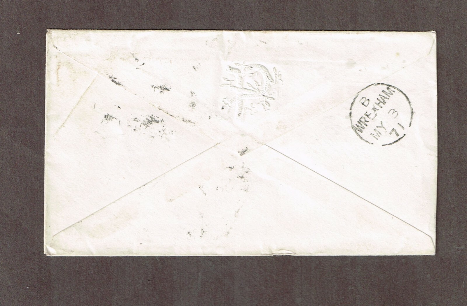 Canada 1871 Six cent (2x3c) Small Queen pre-UPU letter rate to Wales VF