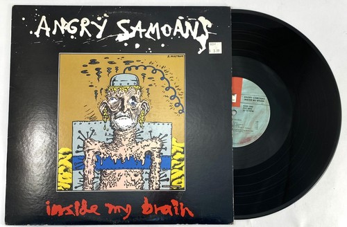 ANGRY SAMOANS レコード ANGRY SAMOANS INSIDE MY BRAIN 1987 LP EXC Vinyl Record RE