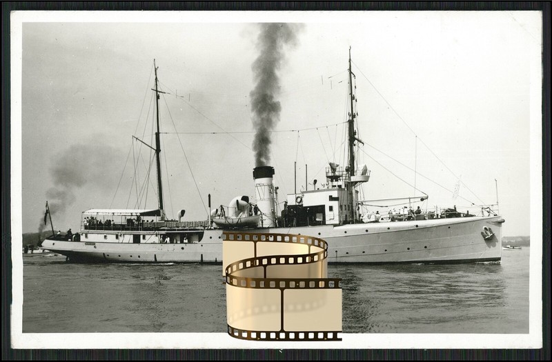 Foto Ak Nordsee Schiff Tender 1921-1945 Begleitschiff Schnellboote RÃ¤Umboote