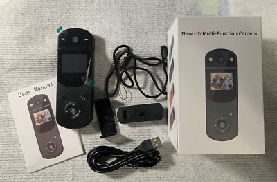 HD Multi-Function Black Camera with accessories - L@@K