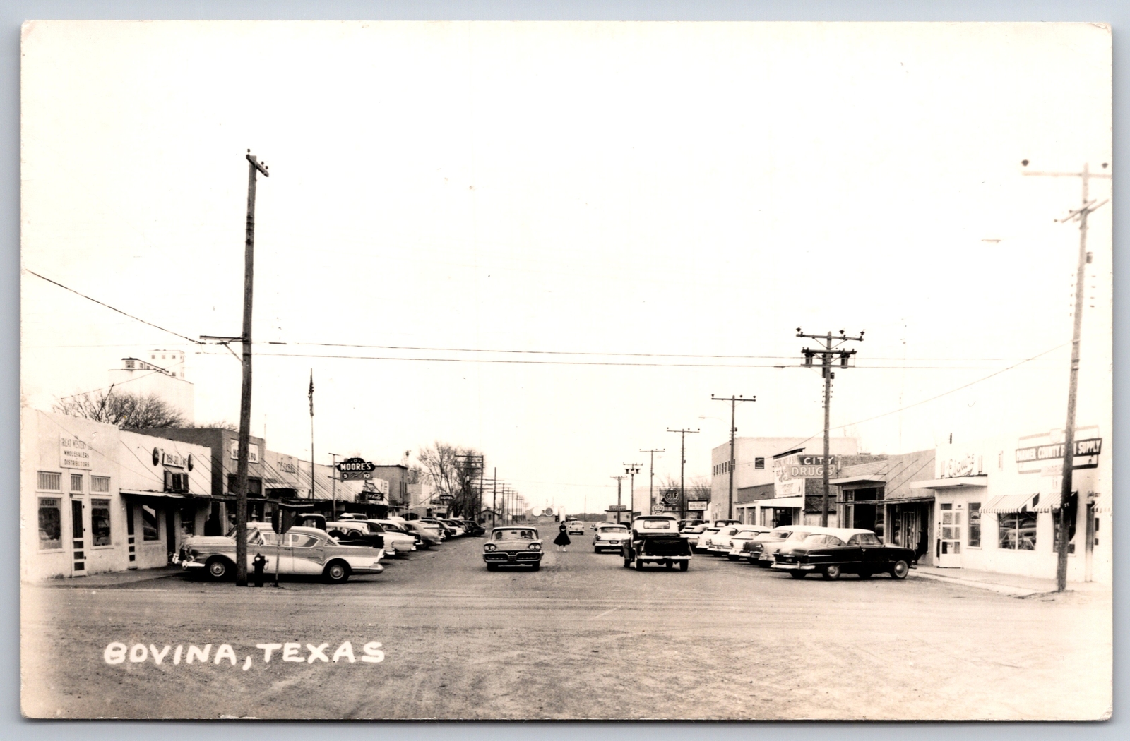 Bovina TexasGreat Western WholesaleMoore's 5&10c1956 BuickThe