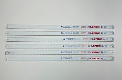Lenox Hacksaw Blade Bi-Metal 12 inch 18TPI 218HE Set of 6