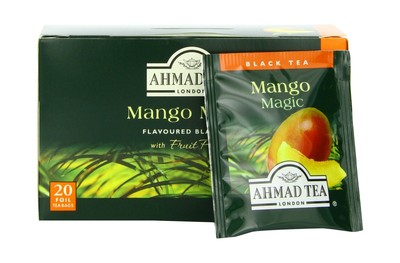 Ahmad Tea Mango Magic Black Tea, 20-Count Boxes (Pack of 6)
