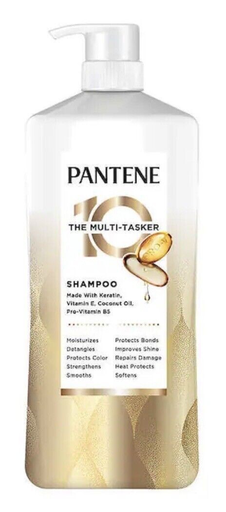 Pantene Multi-Tasker 10 Hair Shampoo 38.2 fl oz FREE & FAST