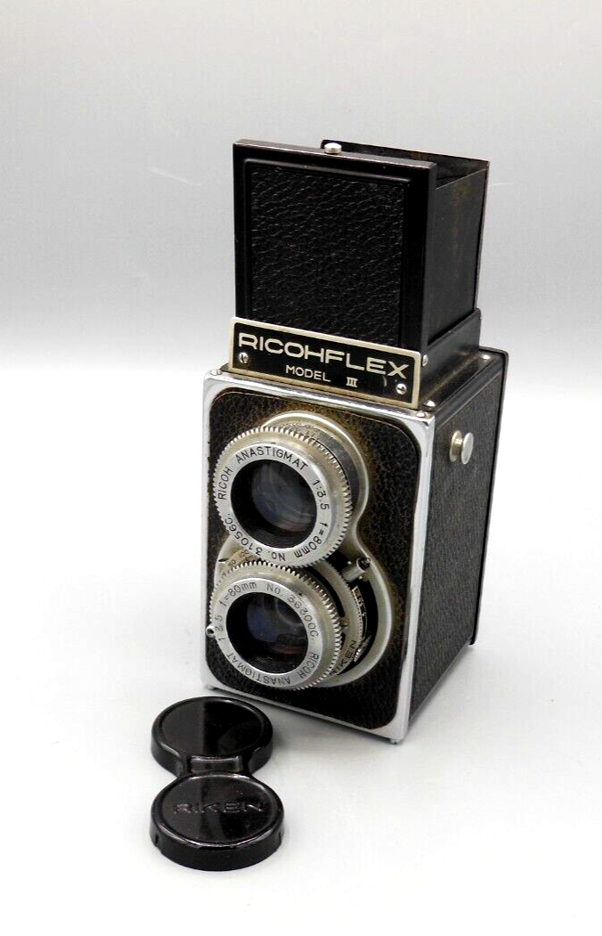 Ricohflex Model III TLR - 80mm F/3.5 Anastigmat | eBay Ricohflex Model III TLR - 80mm F/3.5 Anastigmat | eBay