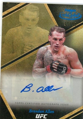 2024 Topps Gold Label UFC - Brendan Allen #AUA-BAN