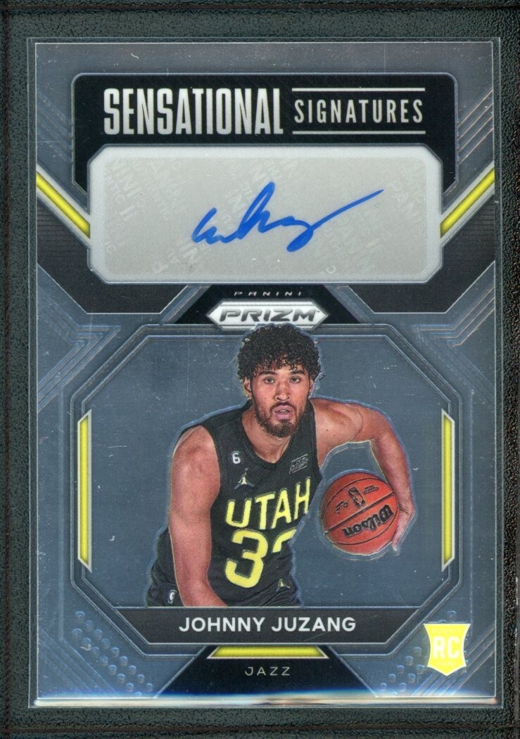 2022-23 JOHNNY JUZANG AUTO PANINI PRIZM SENSATIONAL