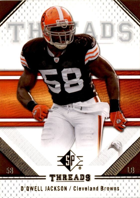 D'Qwell Jackson 2009 Upper Deck Sp Threads #32 Cleveland Browns Football Card