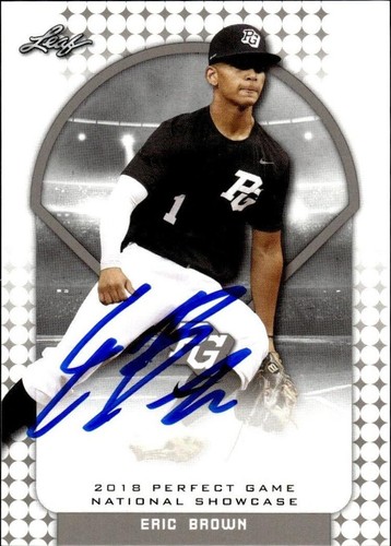 2018 Leaf Perfect Game National Showcase - Eric Brown #116
