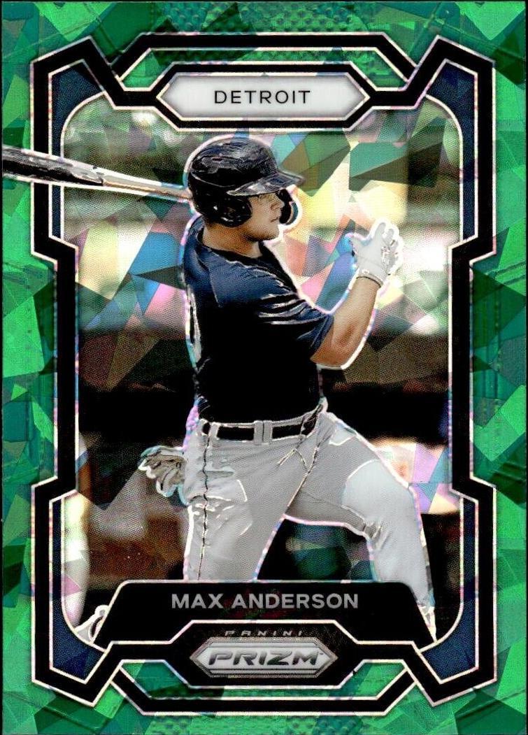 2024 Panini Prizm - Max Anderson #98 Green Ice Prizm (RC) for sale ...