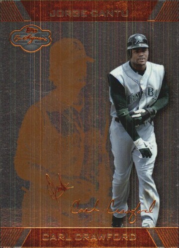 2007 Topps Co-Signers - Carl Crawford Jorge Cantu #28