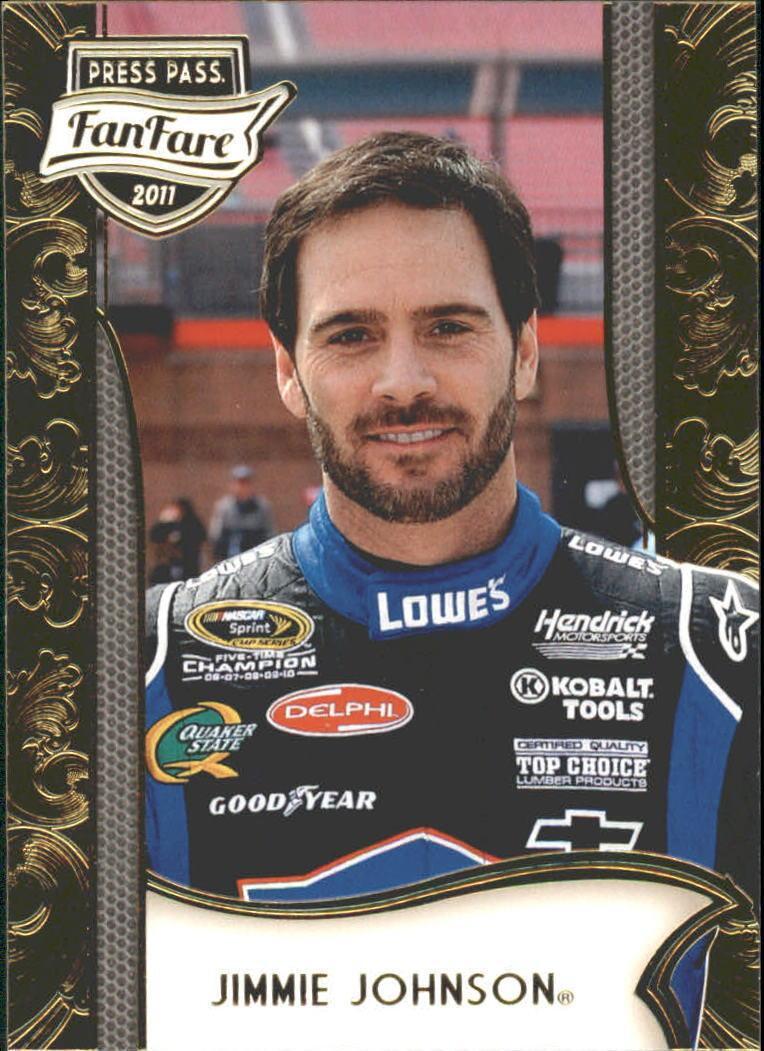 2011 Press Pass Fanfare - Jimmie Johnson #18