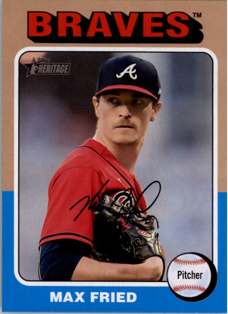 2024 Topps Heritage #268 Max Fried Atlanta Braves MLB