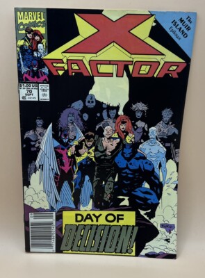 X-Factor #70 Vol.1 (1986 Series) Direct Edition Marvel Comic Book September 1991