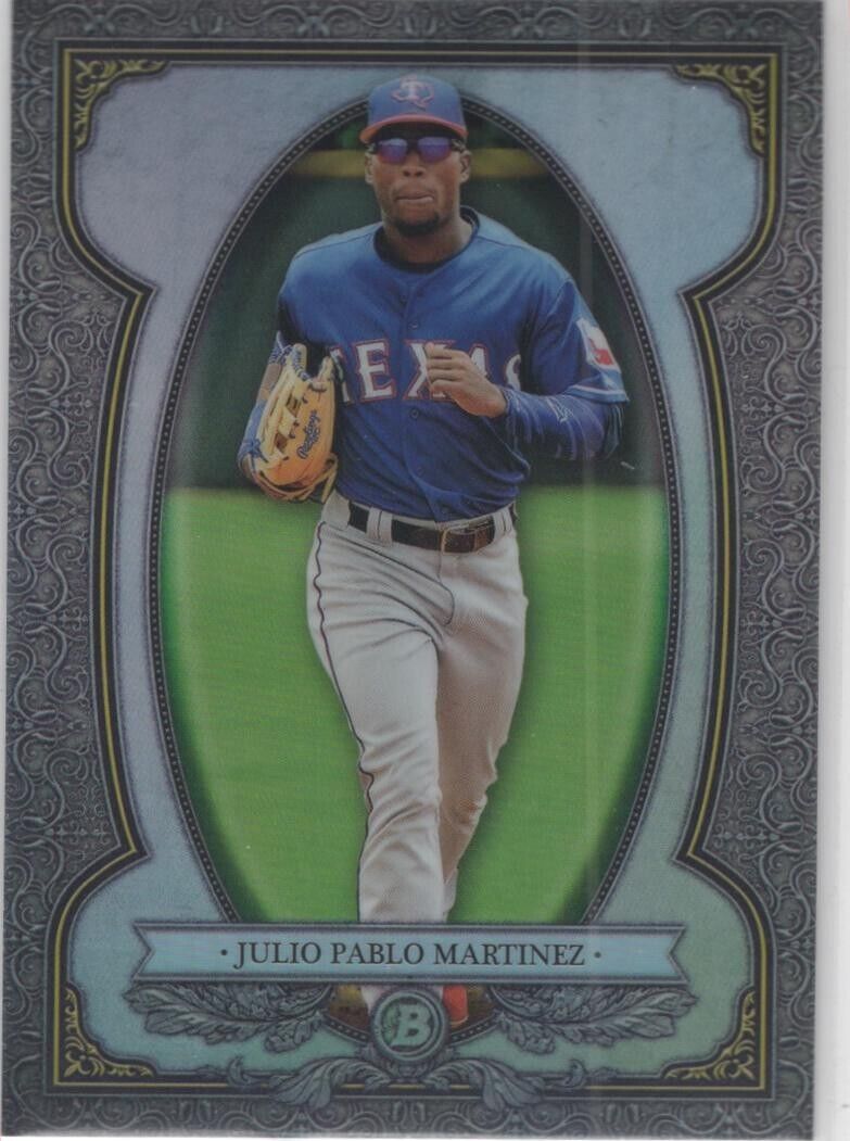 2019 Bowman Chrome Sterling Julio Pablo Martinez Rookie Card #BS-19. rookie card picture