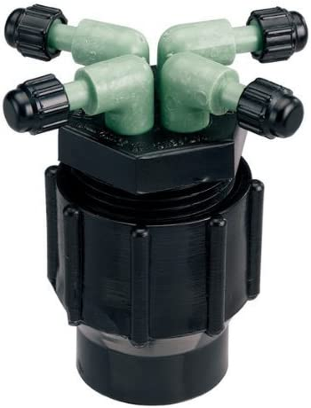 4 Port Water Manifold Sprinkler Drip Irrigation System Poly Pipe Fittings Valve